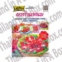 1 pack of Lobo Brand instant Thai Nam Powder (Powder of Fermenting Pork ) 70g. (2.4 Oz) For Nam Menu Cooking From Thailand