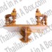 Thai Wood Carving Wall Shelf Pedestal Buddha Statue Stand Rack Made of Thailand