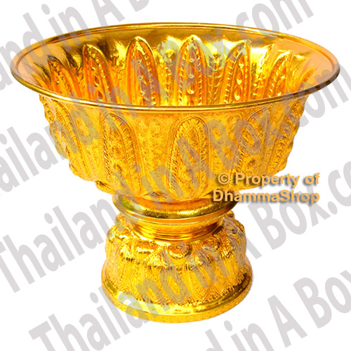 5-Bowl-1 Tray-Thai-Food-Worship-Altar-Amulet-Home-Mini-Stainless-Steel-Silver 