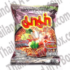 6 pack of Thai Mama Instant Noodle Tom Yum Koong Flavor Thai Shrimp Spicy Sour Soup 3.17 Ounce Thailand instant noodle