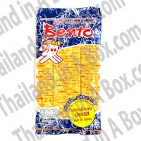 Bento Blue Squid Seafood Snack Thai Hot and Spicy Paste Flavor Very Hot Wt 20 G (0.7 Oz) X 5 Bags